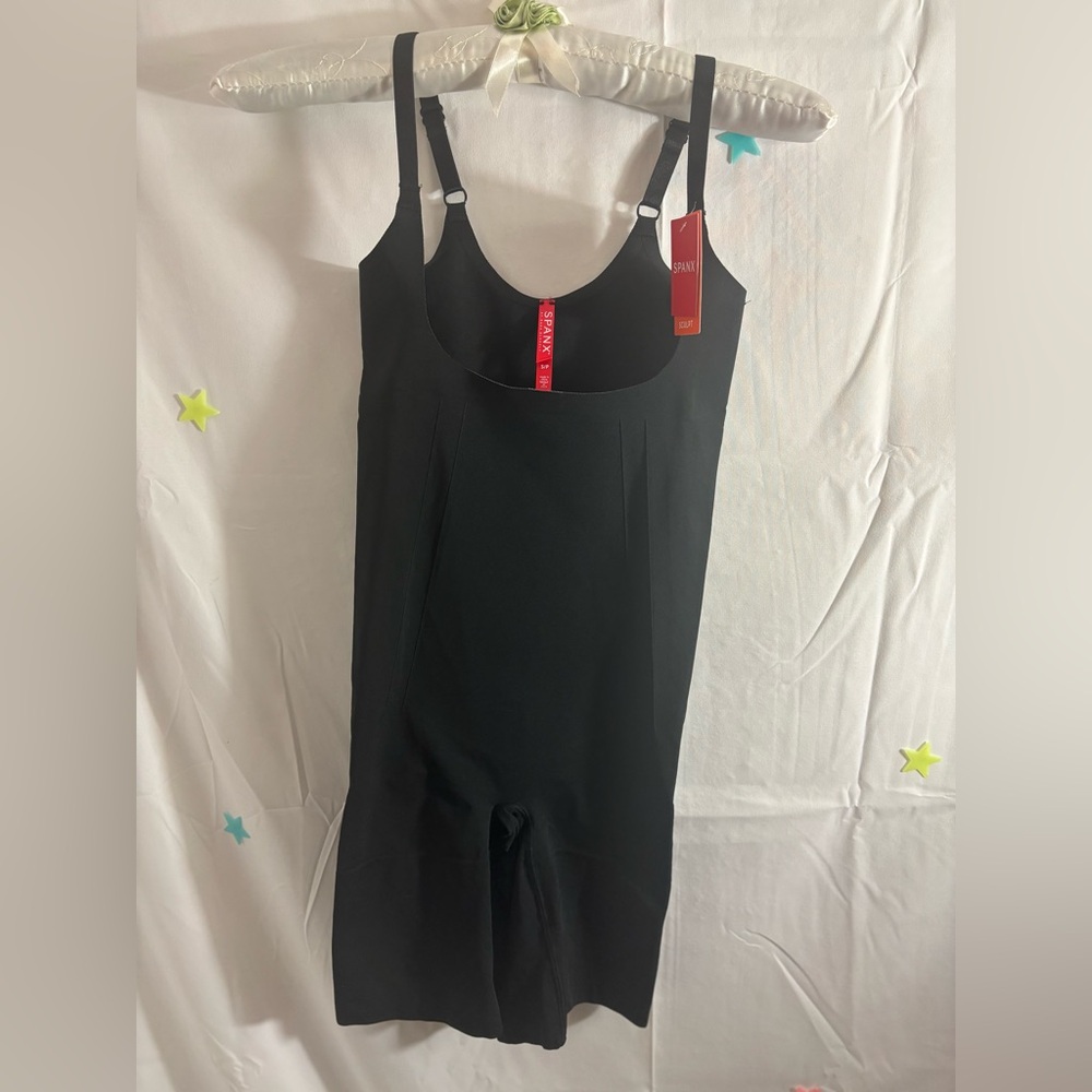SPANX NWT Oncore‎ Open Bust Bodysuit Black Size S